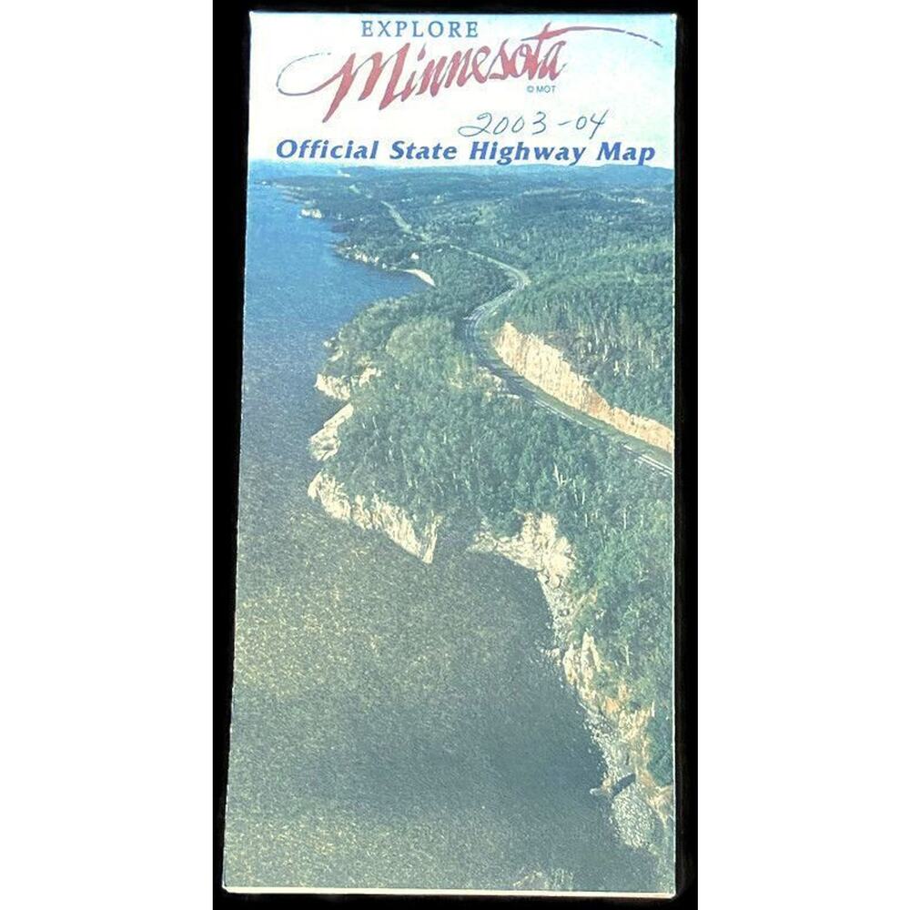 Vtg Official Minnesota State Map 2004 Ephemera Travel Vacation Visitor Highway
